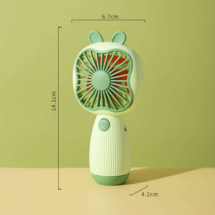 Cartoon Handheld Children Small Fan(White)