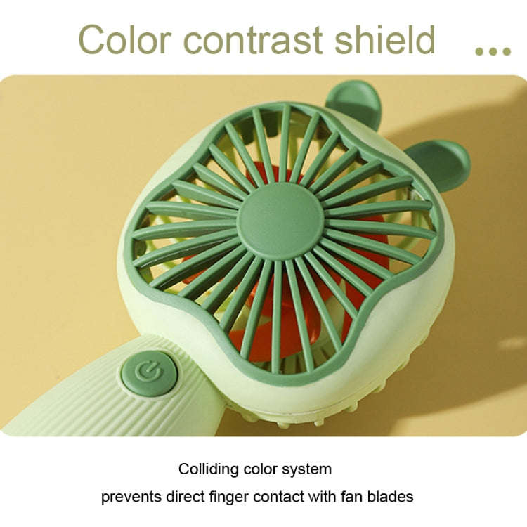 Cartoon Handheld Children Small Fan(White)