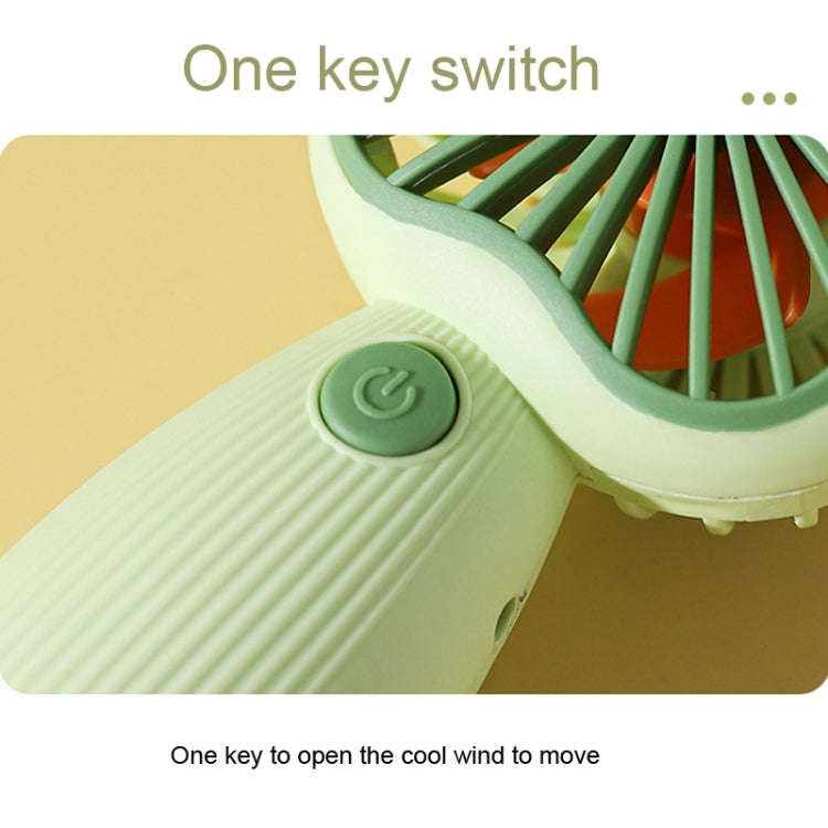 Cartoon Handheld Children Small Fan(White)