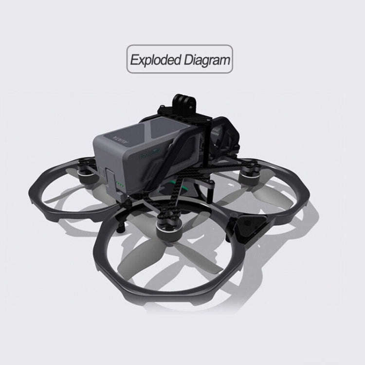 Suitable for DJI Avata 3.5-inch Upgrade Frame Kit, Style: Rack+4 Motors