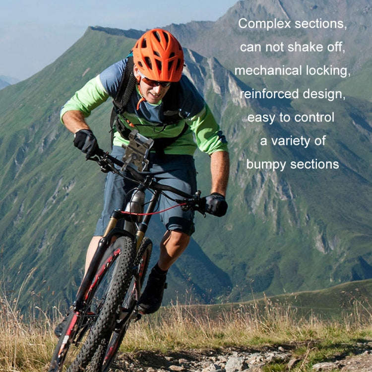 Shockproof Motorcycle Mobile Phone Holder Outdoor Bike Navigation Holder, Model: Rearview Mirror