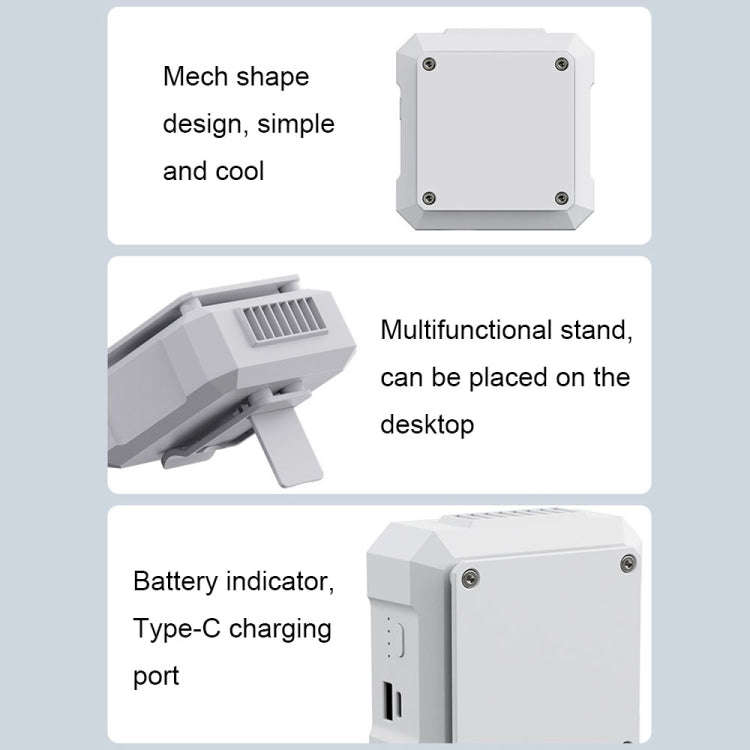 Outdoor Waist-mounted Lighting Fan with Power Function Multifunctional Bracket Hanging Neck Fan(W...