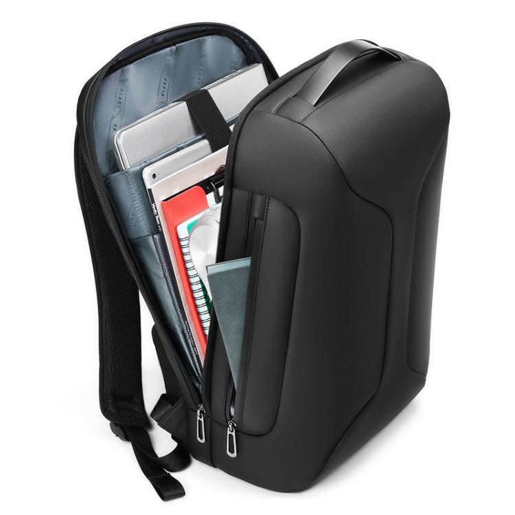 Business Large Capacity Travel Bag Multifunctional Waterproof Laptop Backpack With USB Port(Blue)