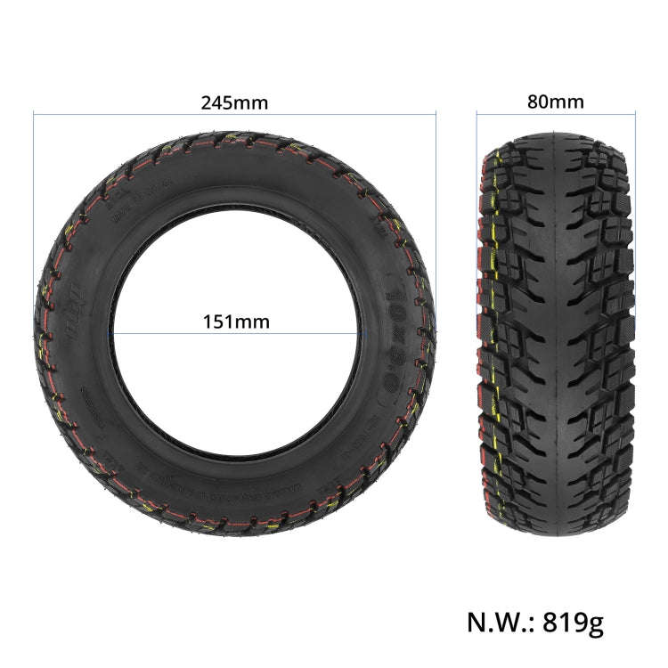 Ulip 10 x 3.0 10 Inch Electric Scooter Thickened Off-road Tubeless Tire for Dualtron Zero 10X, Ka...