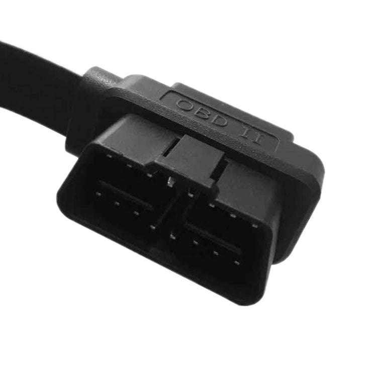 0.3m OBD2 Male to Female Tee Extension Cable OD16 16C Flat Cable