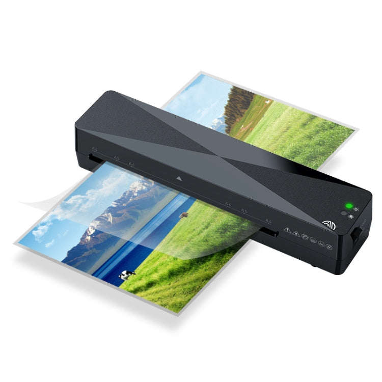 9 Inch A4 Hot Cold Laminator Machine Book Documents Laminator, Size: Only Machine(220V UK Plug)