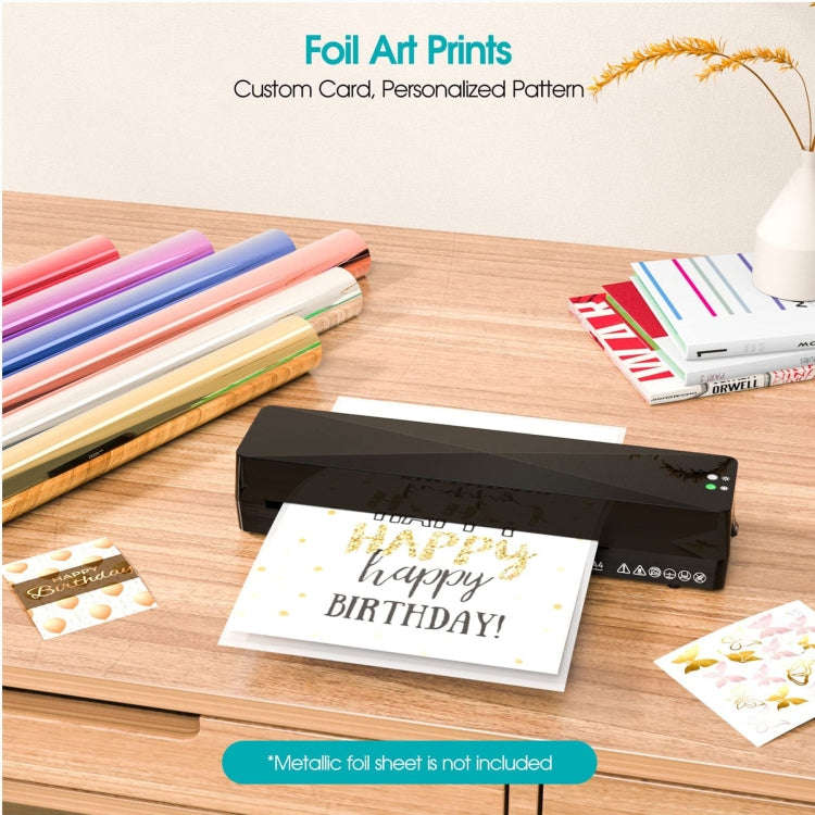 9 Inch A4 Hot Cold Laminator Machine Book Documents Laminator, Size: Only Machine(220V UK Plug)