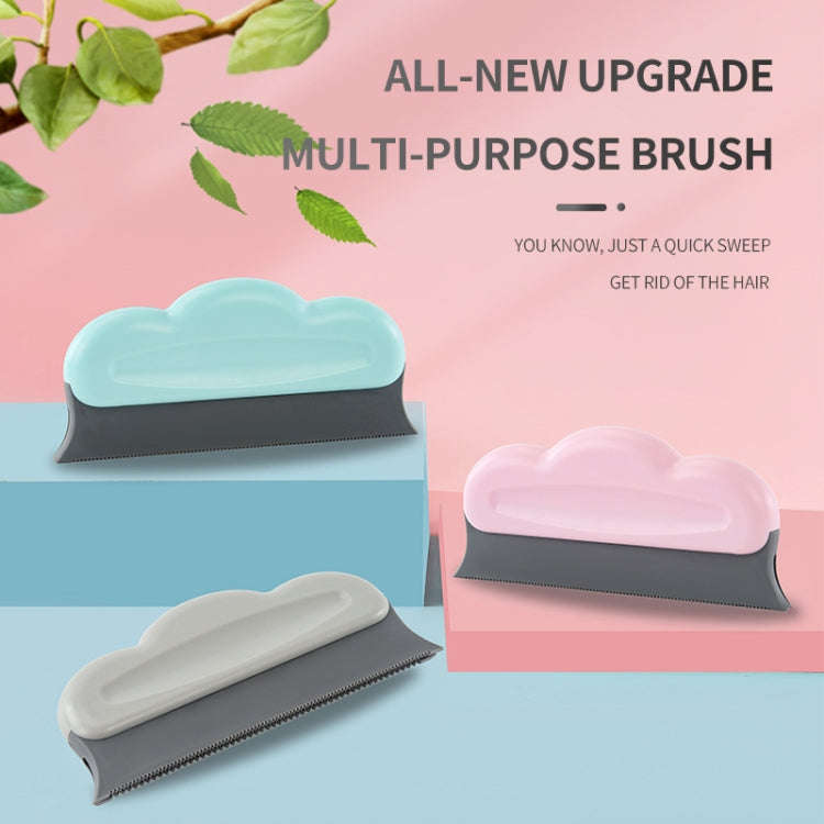 Multifunctional Home Cleaning Pet Hair Removal Brush Carpet Clothes Sofa Pet Stripper(Grey)