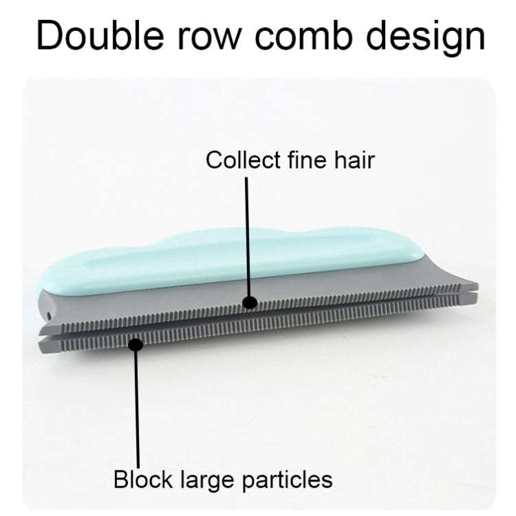 Multifunctional Home Cleaning Pet Hair Removal Brush Carpet Clothes Sofa Pet Stripper(Grey)
