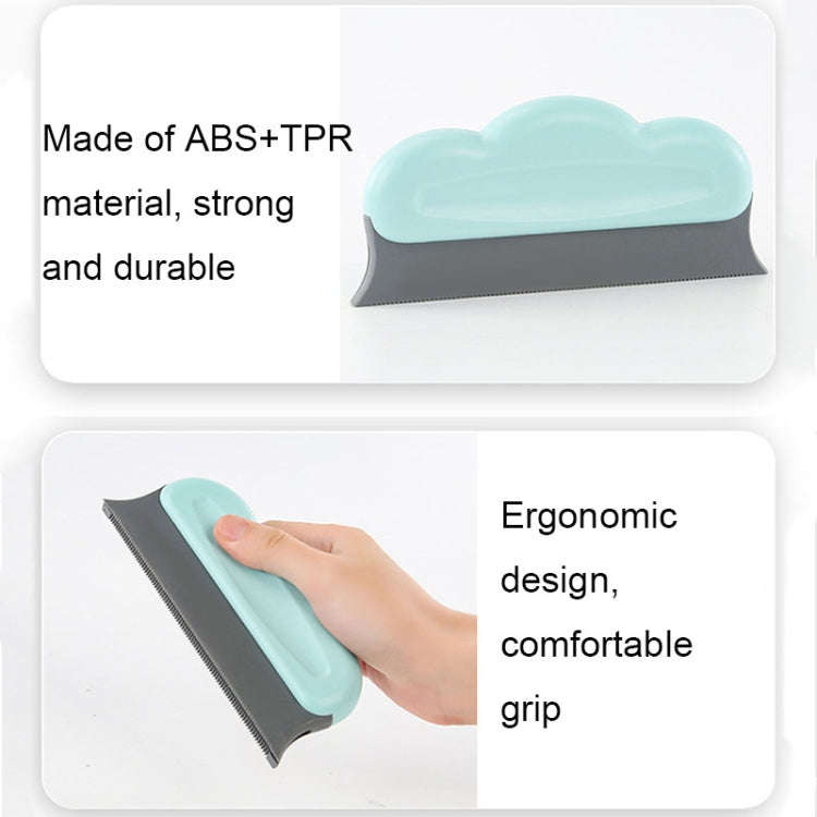 Multifunctional Home Cleaning Pet Hair Removal Brush Carpet Clothes Sofa Pet Stripper(Blue)