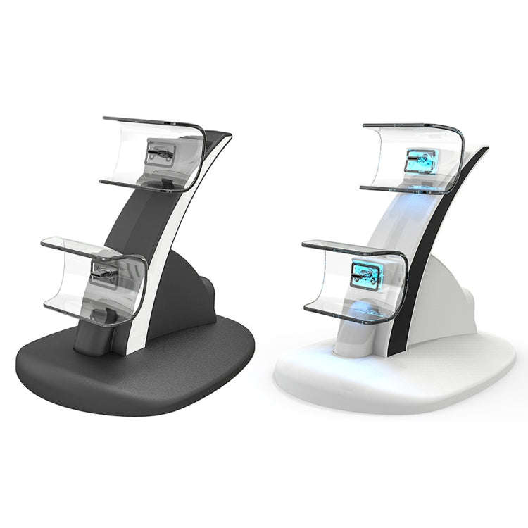 iplay HBP-253 For PS5 Game Wireless Handle Double Charging Base Placement Bracket(Black)