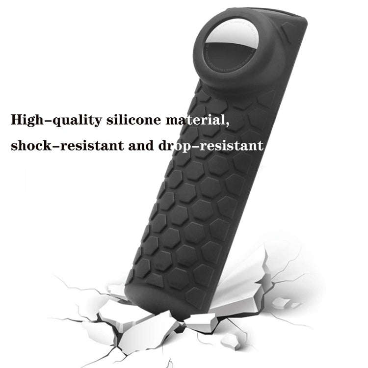 2pcs Remote Control Case For Amazon Fire TV Stick 2021 ALEXA 3rd Gen With Airtag Holder(Wine Red)