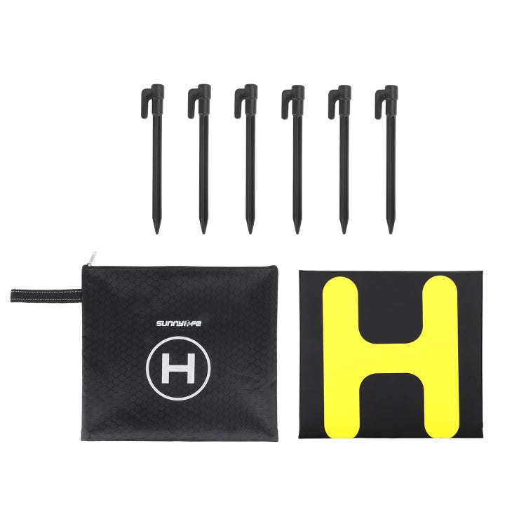 Sunnylife TJP11 80cm Hexagonal Double-sided Folding With Ground Spikes Drone Universal Apron