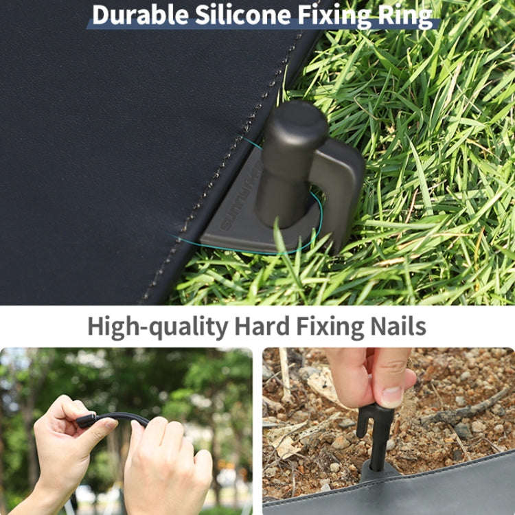Sunnylife TJP10 110cm Hexagonal Double-Sided Folding With Ground Spikes Drone Universal Apron