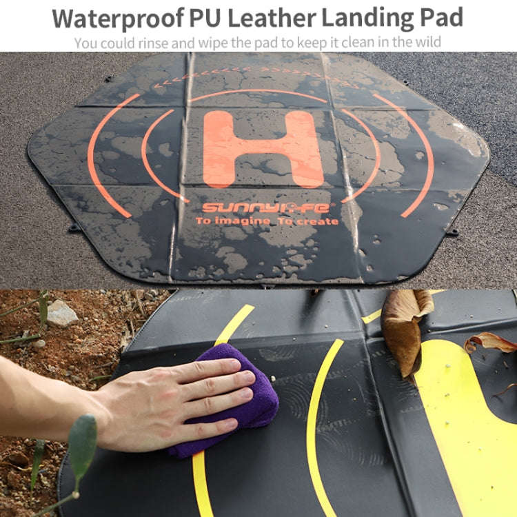 Sunnylife TJP10 110cm Hexagonal Double-Sided Folding With Ground Spikes Drone Universal Apron