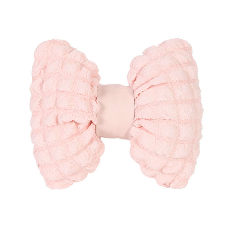 Car Seat Breathable And Comfortable Puff Pillow Upholstery, Color: Headrest Pink