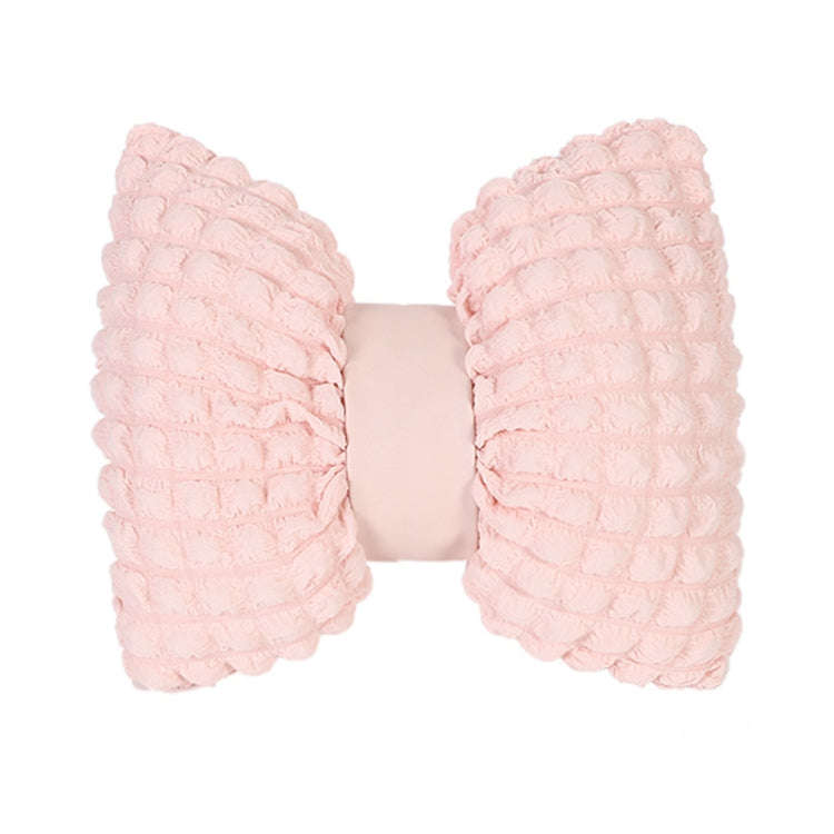 Car Seat Breathable And Comfortable Puff Pillow Upholstery, Color: Lumbar Pillow Pink