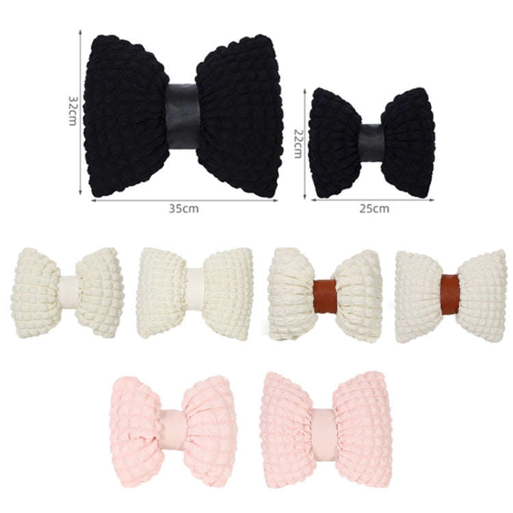 Car Seat Breathable And Comfortable Puff Pillow Upholstery, Color: Lumbar Pillow Pink