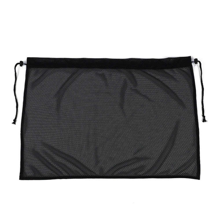 2pcs Car Curtain Sun Protection Mesh Suction Cup Sunshade(Black)