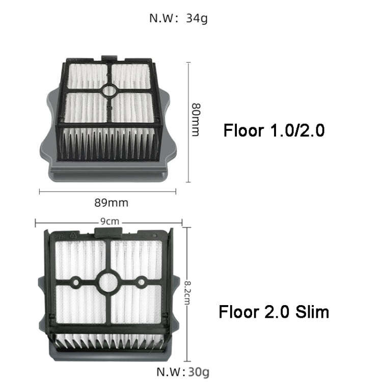 For Tineco Floor 1.0/2.0 Replacement Filter Vacuum Cleaner Accessories