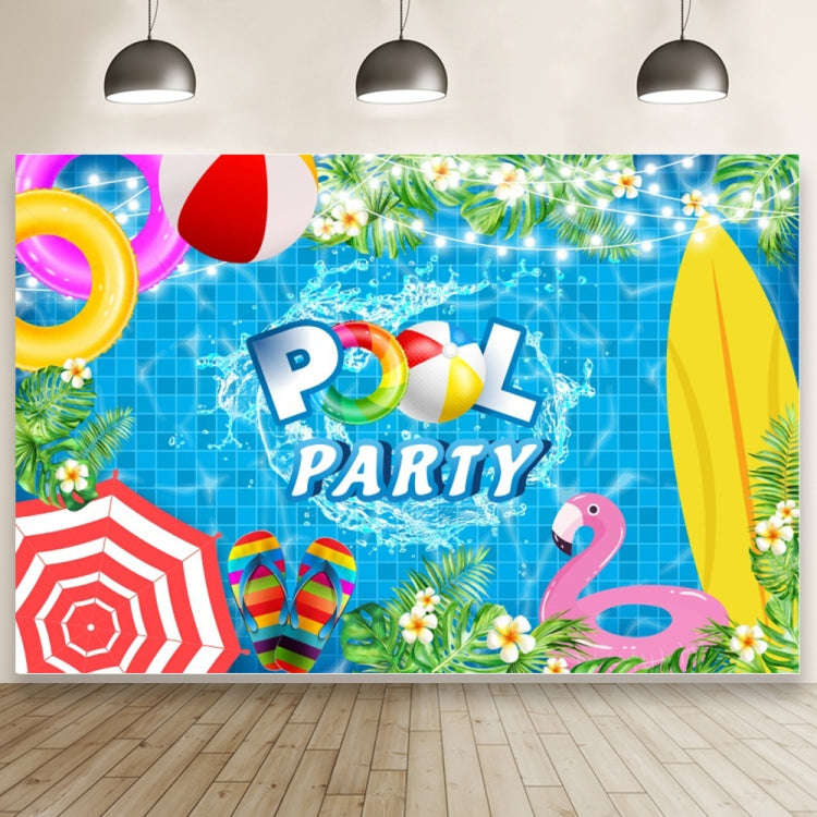 80x120cm Summer Pool Party Decoration Backdrop Swimming Ring Photography Background Cloth(11415879)
