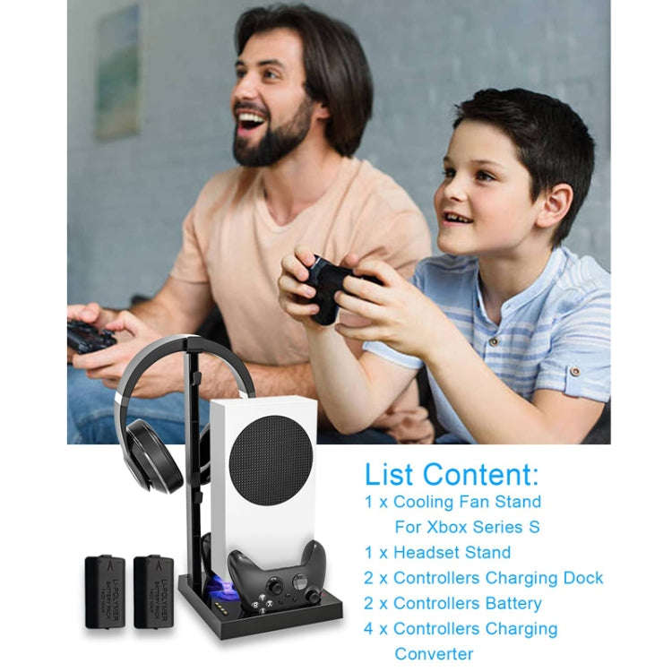 Iplay For Xbox Series S Host Cooling Bracket Handle Charging Base(Black)