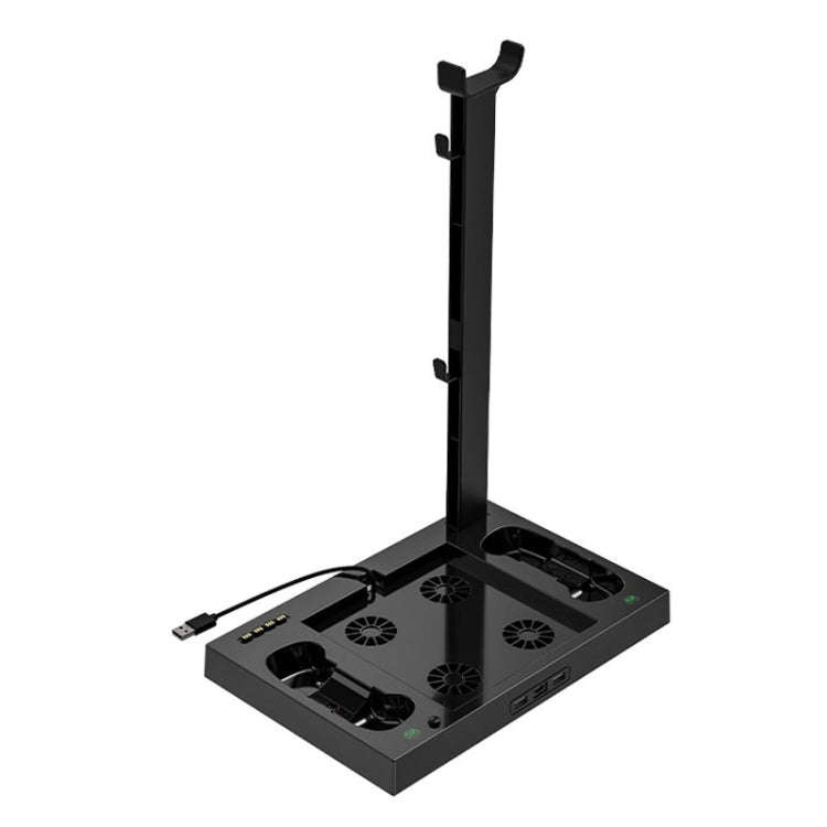 Iplay HBX-274 for Xbox Series X Host Multifunctional Heat Dissipation Base with Gamepad Double Ch...