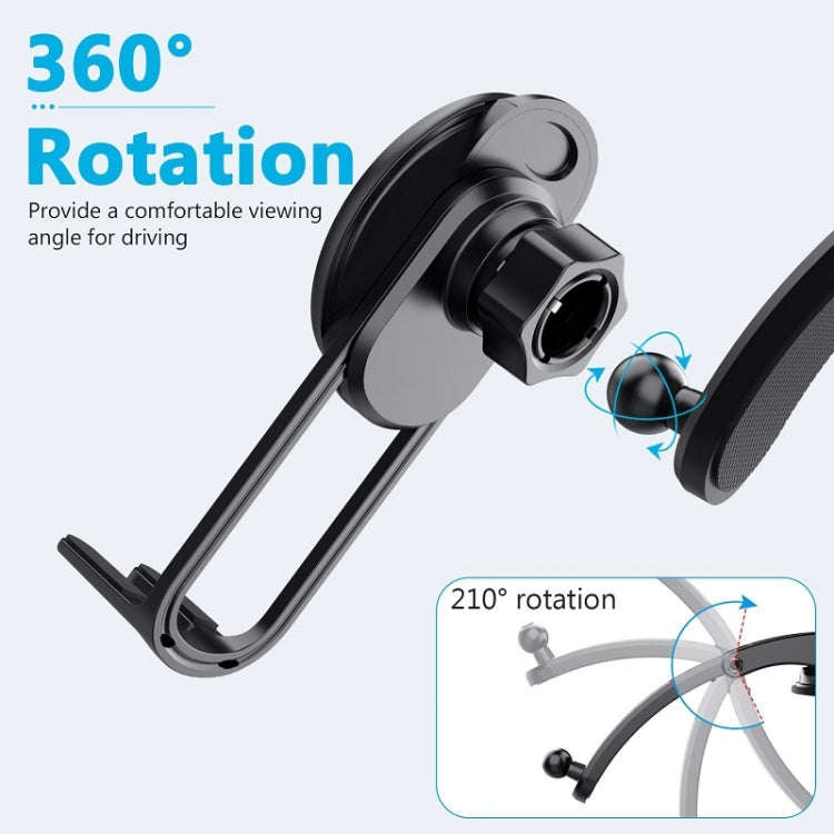 Car Central Control Air Outlet Mobile Phone Navigation Magnetic Suction Bracket, Model: LE-10