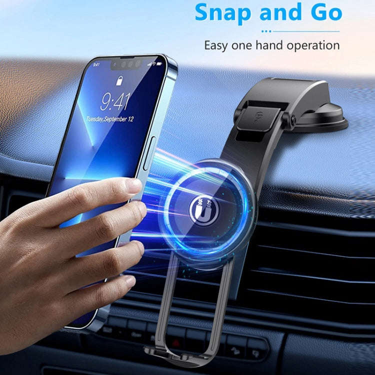 Car Central Control Air Outlet Mobile Phone Navigation Magnetic Suction Bracket, Model: LE-10