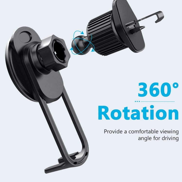 Car Central Control Air Outlet Mobile Phone Navigation Magnetic Suction Bracket, Model: LE-11