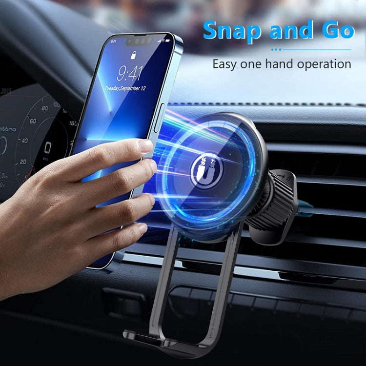 Car Central Control Air Outlet Mobile Phone Navigation Magnetic Suction Bracket, Model: LE-11