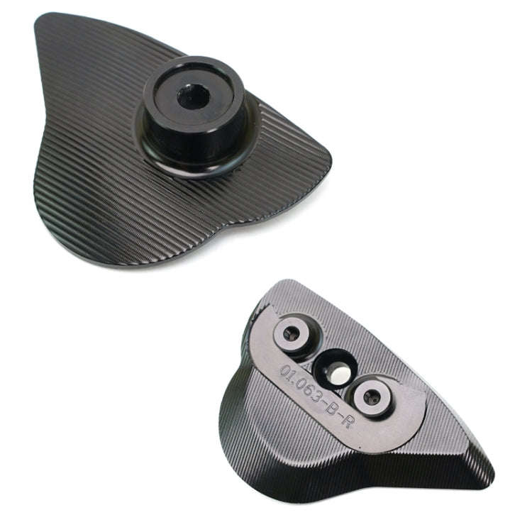 For YAMAHA YZF-R6/R7 Motorcycle Fixed Wing Reflector(Black)