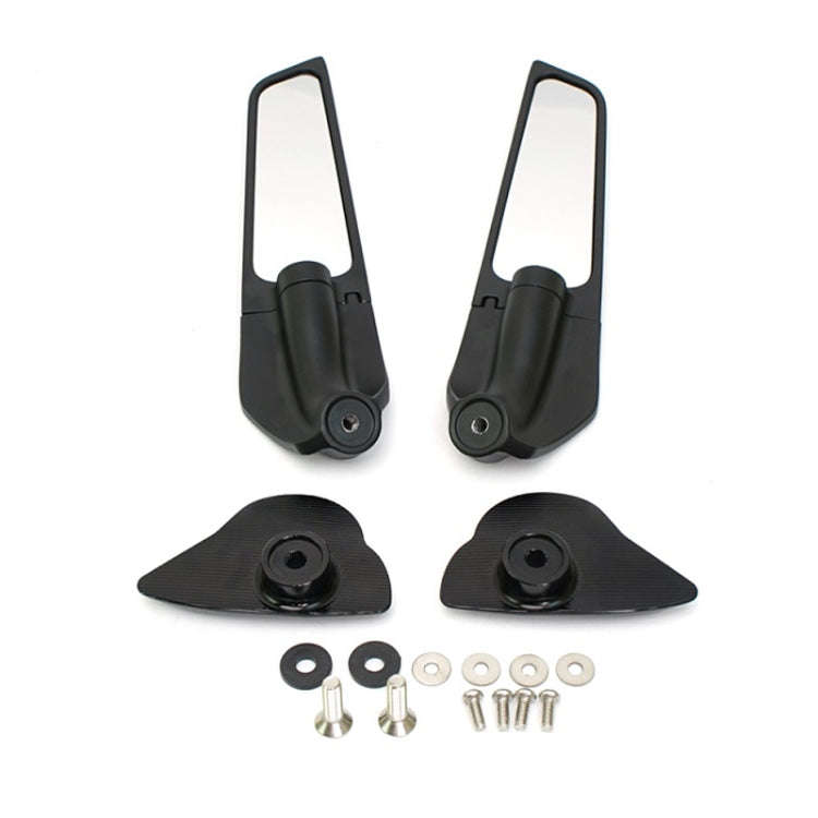 For YAMAHA YZF-R6/R7 Motorcycle Fixed Wing Reflector(Black)