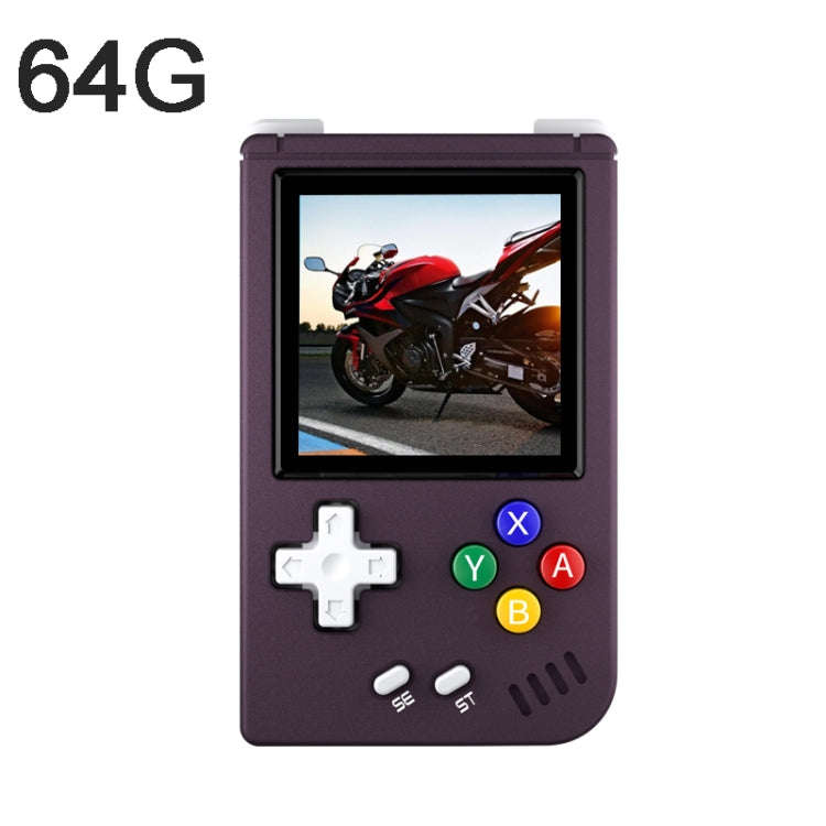 ANBERNIC RG Nano  1.54-Inch IPS Linux System Classic Pocket Retro Game Console 64G 8000 Games(Dar...