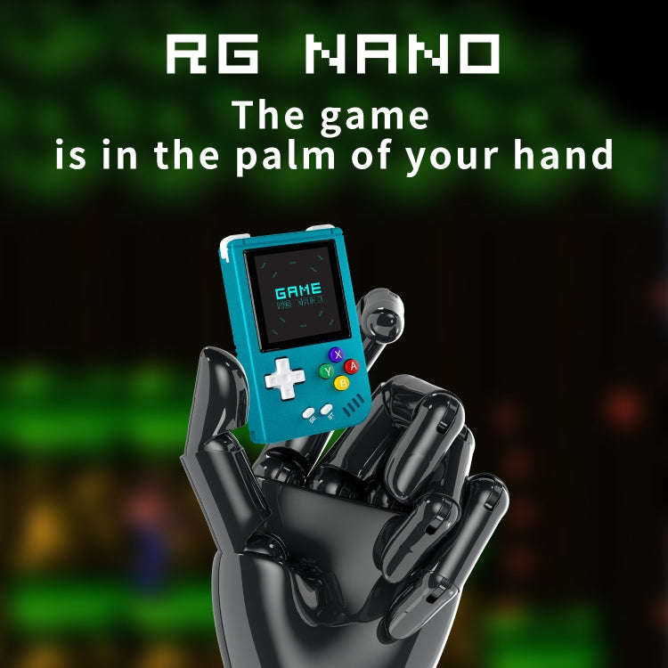 ANBERNIC RG Nano  1.54-Inch IPS Linux System Classic Pocket Retro Game Console 32G 3000 Games(Blue)