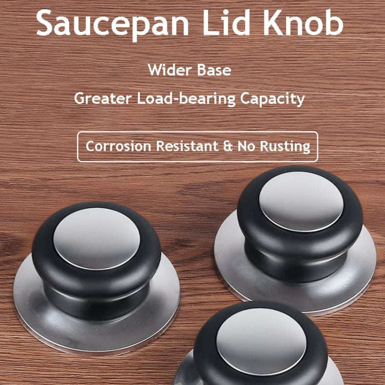 Stainless Steel Lid Handle Plastic Top Bead