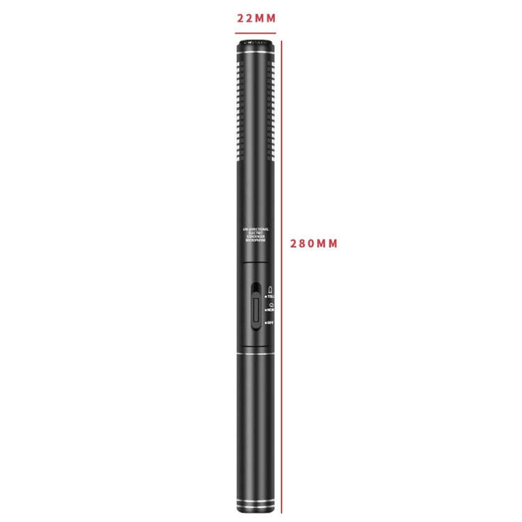 28cm Smart Noise Reduction Live Sound Card Computer Microphone Phone Camera News Interview Microp...