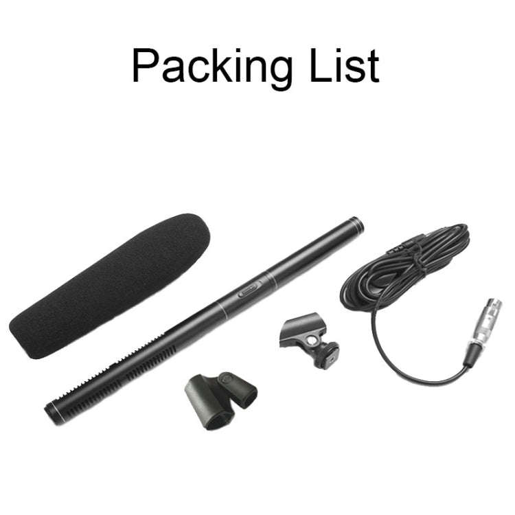 28cm Smart Noise Reduction Live Sound Card Computer Microphone Phone Camera News Interview Microp...