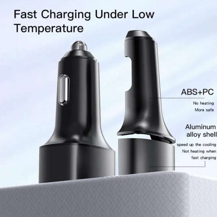 Yesido Y46 42W 3 USB Port Car Fast Charger(Black)