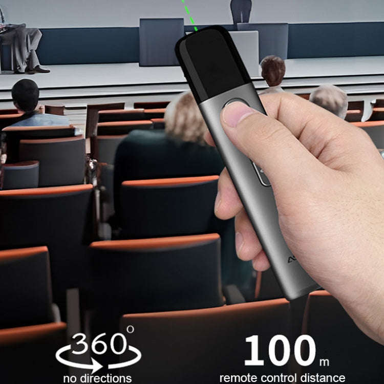 ASiNG LED LCD Screen High Power Bright Green Laser Pointer PPT Speech Instructions Page Presenter...