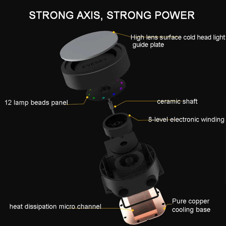 EVESKY  Water Cooler Cpu Fan RGB Fan Liquid Heatsink Integrated Radiator, Spec: 240mm