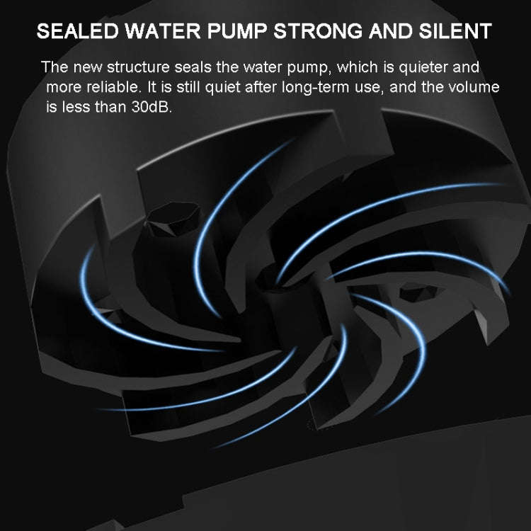 EVESKY  Water Cooler Cpu Fan RGB Fan Liquid Heatsink Integrated Radiator, Spec: 240mm