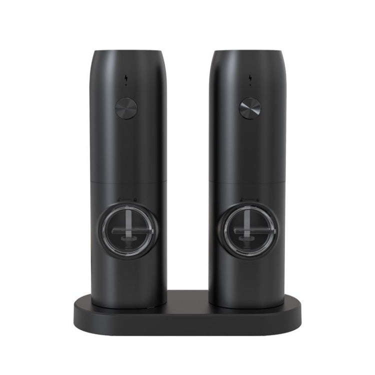 Electric Automatic Salt And Pepper Grinder Set With Charging Base, Model: D2 KYMQ-7C
