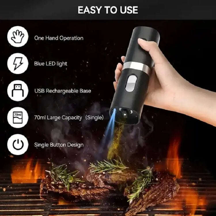 Electric Automatic Salt And Pepper Grinder Set With Charging Base, Model: D2 KYMQ-7C