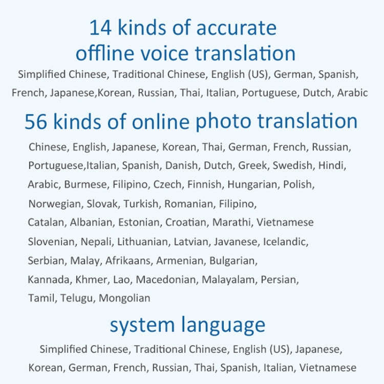 P40 Multi-country Smart Translator Simultaneous Interpretation Photo Offline Translation Recordin...