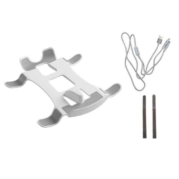 iplay for PS5/PSVR2 Headphone Storage Bracket Charging Cable with Indicator Light(White)