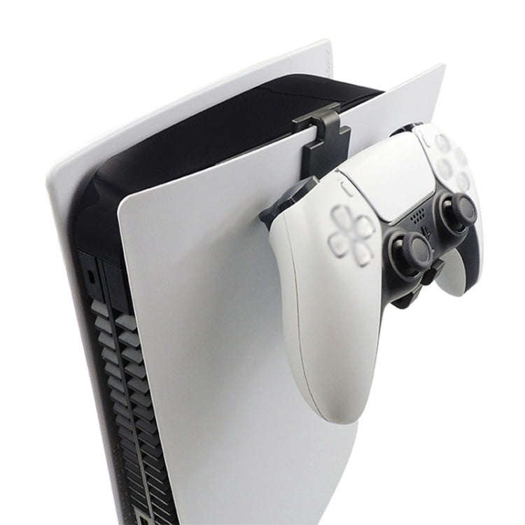 iplay HBP-266 For Sony PS5 Game Console Headphone Storage Side Rack Gamepad Hanger(White)
