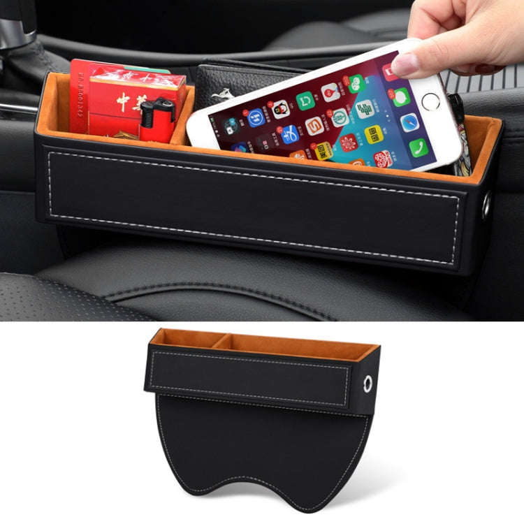 Car Crevice Sundries Storage Box Car Interior Decoration Supplies, Color: Black White Line Princi...
