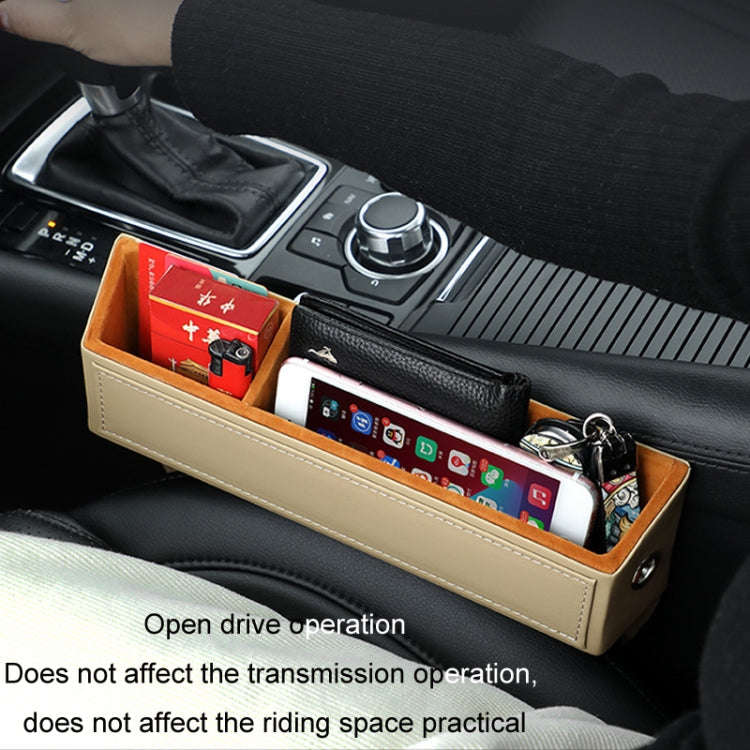 Car Crevice Sundries Storage Box Car Interior Decoration Supplies, Color: Wine Red Co-pilot