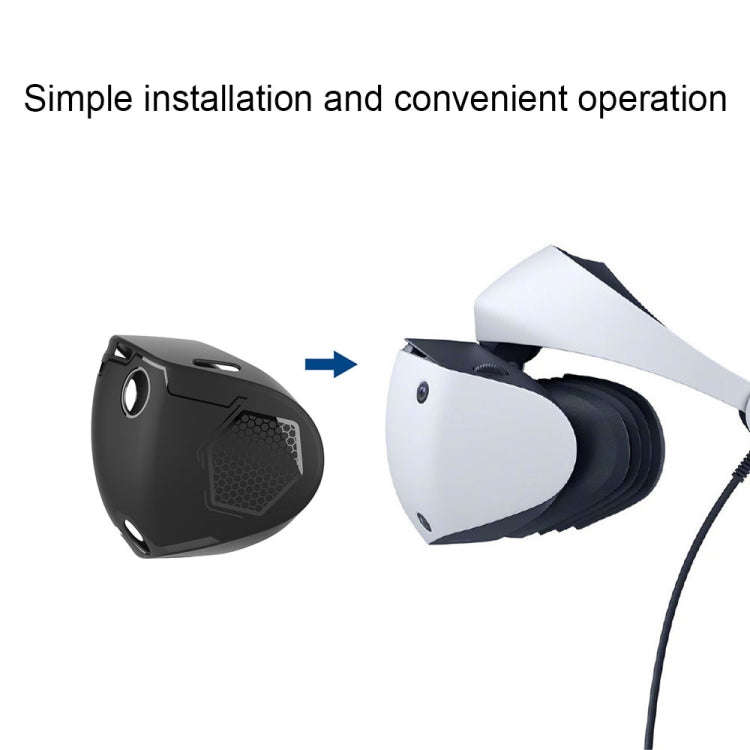 For PS VR2 All-Inclusive TPU Protective Case With Handle Rocker Cap VR Glasses Protective Case Set